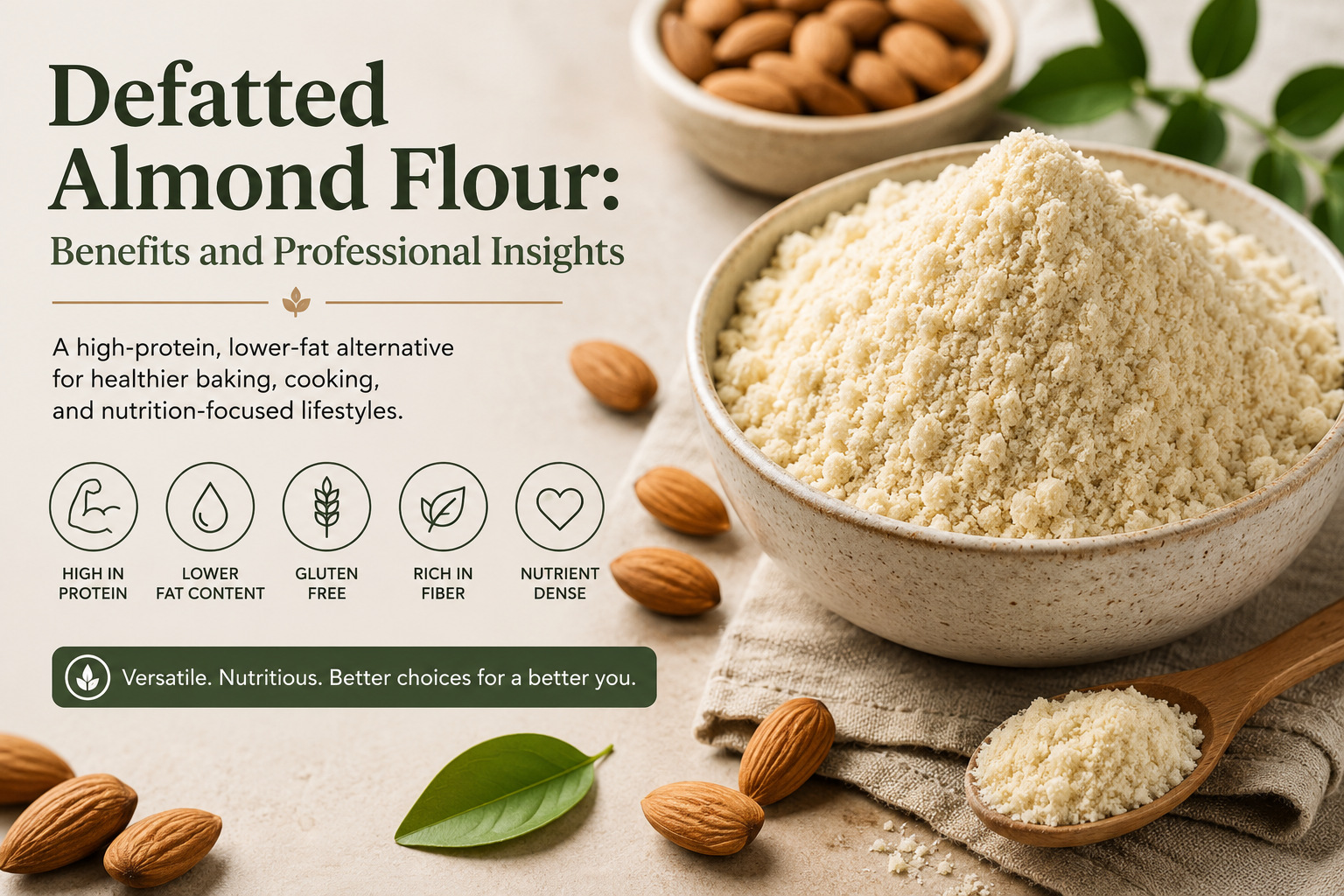 Defatted Almond Flour: Benefits and Professional Insights