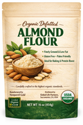 Organic Defatted Almond Flour (1 lb / 454 g)